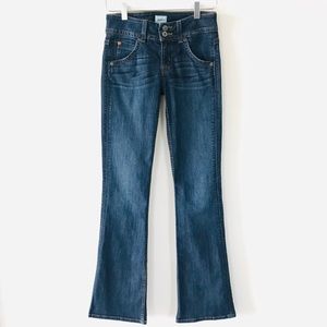 Hudson Signature Mid-rise Bootcut Denim Blue 25